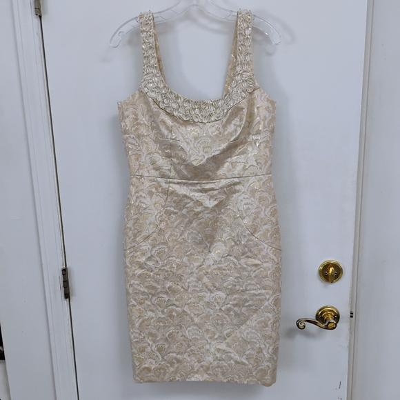 Maggy London Dresses & Skirts - Maggie London Elegant Cream Dress Size 12